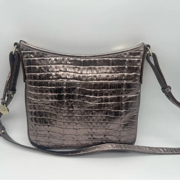 Brahmin Katie Crossbody Slim Metallic - Picture 6 of 9
